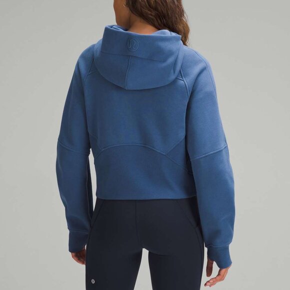 EUC Lululemon Scuba Oversized Half-Zip Hoodie, XS/S, PITCH BLUE - Picture 2 of 9